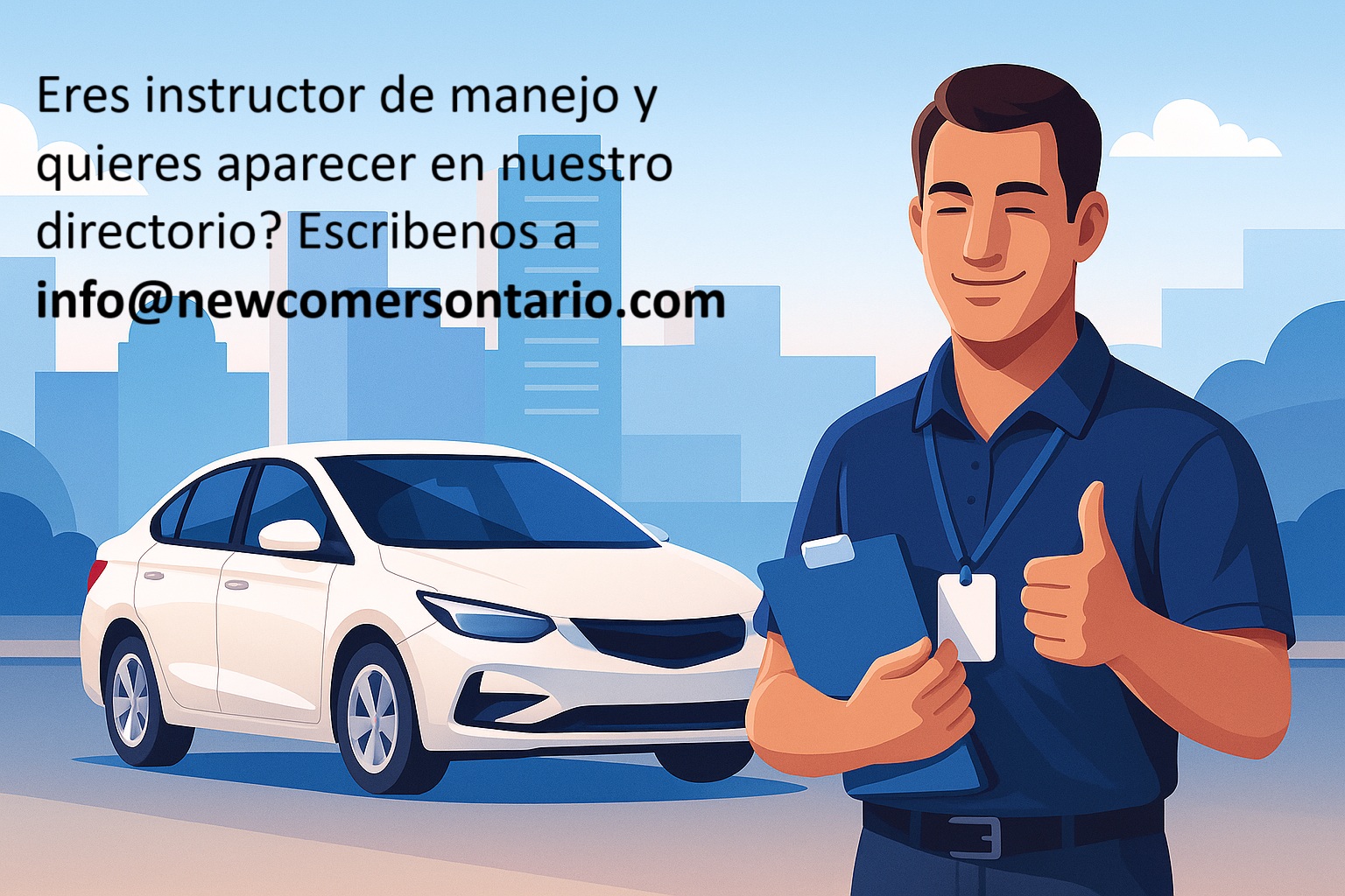 Eres instructor de manejo?